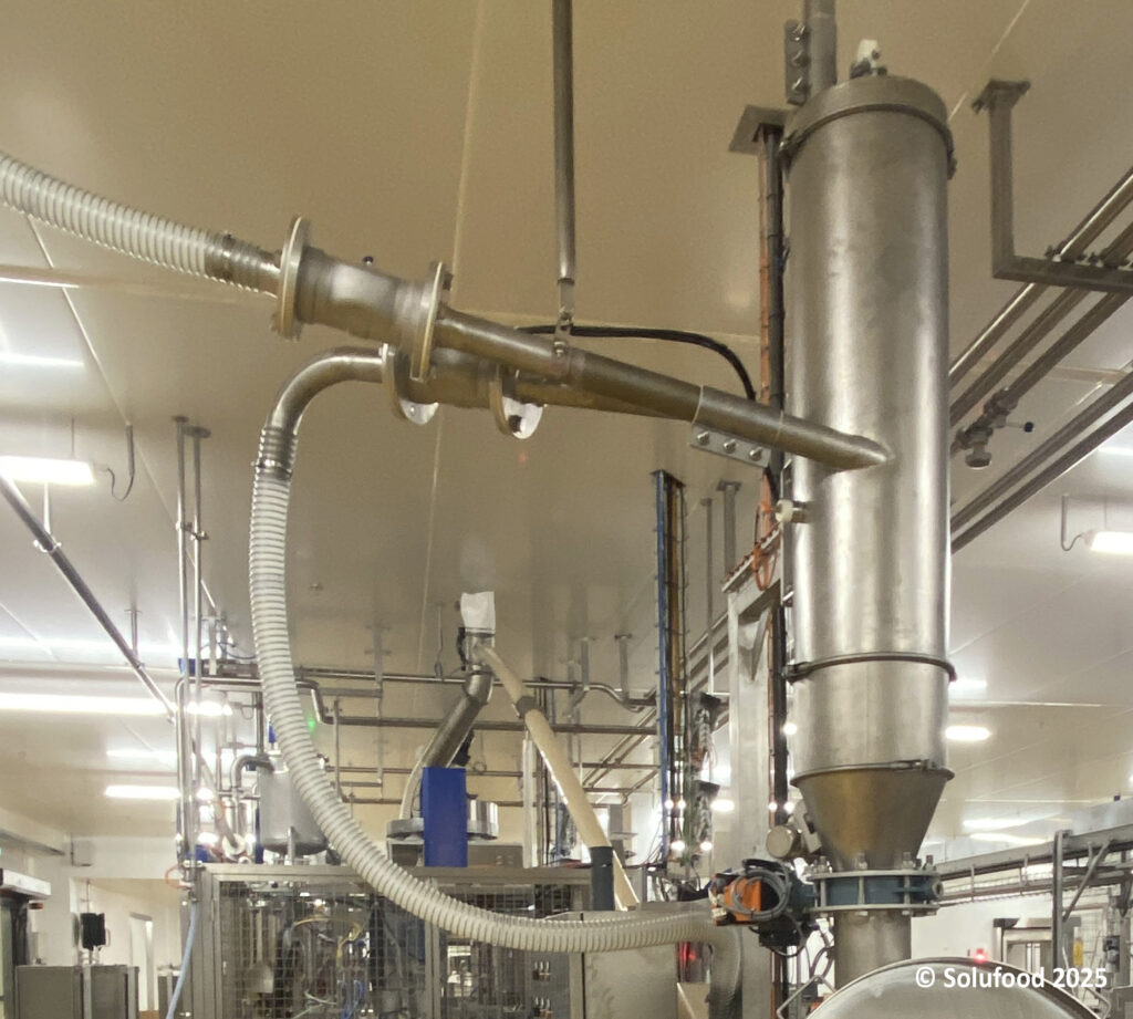 transfert pneumatique de poudre