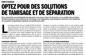 Solufood dans Le Journal du Vrac décembre 2024